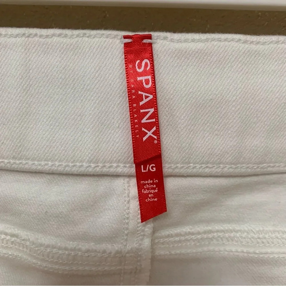 Spanx Side Stripe Distressed Skinny Jeans - Picture 11 of 13
